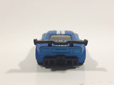 2009 Hot Wheels Ford GT LM Satin Blue Die Cast Toy Car Vehicle