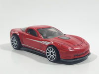 2013 Hot Wheels HW Showroom: Corvette 60th '09 Corvette ZR1 Red Die Cast Toy Car Vehicle