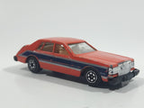 Vintage Yatming Road Tough Street Machines No. 1026 Cadillac Seville Orange Die Cast Toy Car Vehicle