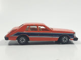 Vintage Yatming Road Tough Street Machines No. 1026 Cadillac Seville Orange Die Cast Toy Car Vehicle