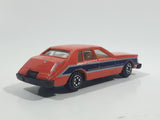 Vintage Yatming Road Tough Street Machines No. 1026 Cadillac Seville Orange Die Cast Toy Car Vehicle