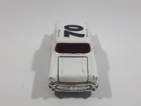 2008 Hot Wheels Team: Engine Revealers '57 Chevy Bel Air Pearl White Die Cast Toy Classic Car Vehicle with Opening Hood