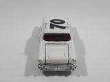 2008 Hot Wheels Team: Engine Revealers '57 Chevy Bel Air Pearl White Die Cast Toy Classic Car Vehicle with Opening Hood