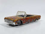 2003 Hot Wheels Dragon Wagons '64 Lincoln Continental Convertible Metalflake Gold Die Cast Toy Car Vehicle