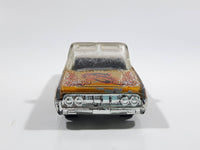 2003 Hot Wheels Dragon Wagons '64 Lincoln Continental Convertible Metalflake Gold Die Cast Toy Car Vehicle