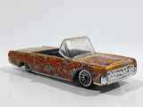 2003 Hot Wheels Dragon Wagons '64 Lincoln Continental Convertible Metalflake Gold Die Cast Toy Car Vehicle