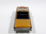 2003 Hot Wheels Dragon Wagons '64 Lincoln Continental Convertible Metalflake Gold Die Cast Toy Car Vehicle