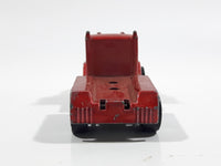 2003 Hot Wheels Work Crewsers Peterbilt Dump Truck Semi Rig Red Die Cast Toy Car Vehicle