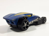 2006 Hot Wheels Brutalistic Blue Die Cast Toy Car Vehicle McDonalds Happy Meal with Pop Up Rear End