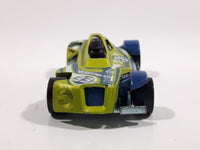 2011 Hot Wheels 4-Lane Elimination Race Med-Evil Red Antifreeze Green and Blue Die Cast Toy Race Car Vehicle