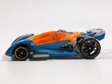 2012 Hot Wheels Track Stars Open Road-Ster Light Satin Blue Die Cast Toy Race Car Vehicle