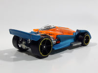 2012 Hot Wheels Track Stars Open Road-Ster Light Satin Blue Die Cast Toy Race Car Vehicle