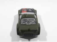 2012 Hot Wheels Track Stars Scorcher Dark Olive Green Die Cast Toy Car Vehicle