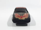 Yatming No. 803 Pontiac Firebird Trans-Am Black Bird Black Die Cast Toy Car Vehicle