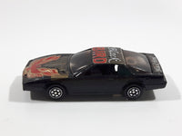 Yatming No. 803 Pontiac Firebird Trans-Am Black Bird Black Die Cast Toy Car Vehicle