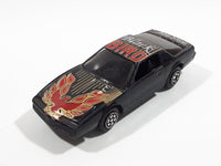 Yatming No. 803 Pontiac Firebird Trans-Am Black Bird Black Die Cast Toy Car Vehicle