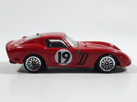 2010 Hot Wheels Ferrari 250 GTO Red Die Cast Toy Exotic Sports Car Vehicle