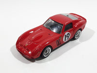 2010 Hot Wheels Ferrari 250 GTO Red Die Cast Toy Exotic Sports Car Vehicle