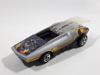 2010 Hot Wheels Monster Jam - Monster Duo Whip Creamer II Maximum Destruction Metallic Silver Die Cast Toy Car Vehicle w/ Sliding Canopy