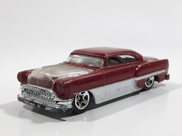 2007 Hot Wheels Custom '53 Chevy Red and White Die Cast Toy Car Vehicle