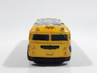 2004 Hot Wheels Tag Rides Surf Surfin' School Bus Yellow Die Cast Toy Car Vehicle