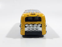 2004 Hot Wheels Tag Rides Surf Surfin' School Bus Yellow Die Cast Toy Car Vehicle