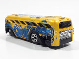 2004 Hot Wheels Tag Rides Surf Surfin' School Bus Yellow Die Cast Toy Car Vehicle