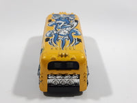 2004 Hot Wheels Tag Rides Surf Surfin' School Bus Yellow Die Cast Toy Car Vehicle