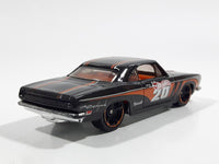 2014 Hot Wheels HW Workshop - Muscle Mania '68 Barracuda Formula S Metalflake Black Die Cast Toy Car Vehicle