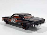 2014 Hot Wheels HW Workshop - Muscle Mania '68 Barracuda Formula S Metalflake Black Die Cast Toy Car Vehicle