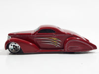 2003 Hot Wheels First Editions Swoop Coupe Red Die Cast Toy Low Rider Hot Rod Car Vehicle