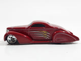 2003 Hot Wheels First Editions Swoop Coupe Red Die Cast Toy Low Rider Hot Rod Car Vehicle