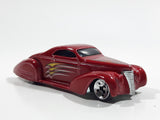 2003 Hot Wheels First Editions Swoop Coupe Red Die Cast Toy Low Rider Hot Rod Car Vehicle