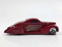 2003 Hot Wheels First Editions Swoop Coupe Red Die Cast Toy Low Rider Hot Rod Car Vehicle