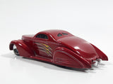 2003 Hot Wheels First Editions Swoop Coupe Red Die Cast Toy Low Rider Hot Rod Car Vehicle