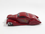 2003 Hot Wheels First Editions Swoop Coupe Red Die Cast Toy Low Rider Hot Rod Car Vehicle