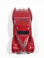 2003 Hot Wheels First Editions Swoop Coupe Red Die Cast Toy Low Rider Hot Rod Car Vehicle