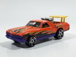 2001 Hot Wheels '68 El Camino Orange Die Cast Toy Muscle Car Vehicle