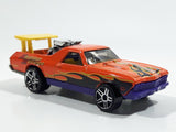 2001 Hot Wheels '68 El Camino Orange Die Cast Toy Muscle Car Vehicle