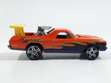 2001 Hot Wheels '68 El Camino Orange Die Cast Toy Muscle Car Vehicle