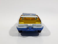 Vintage Corgi Ford Mustang Cobra White and Blue Toronto Blue Jays MLB Baseball Team White Die Cast Toy Car Vehicle with Opening Hatchback