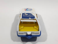 Vintage Corgi Ford Mustang Cobra White and Blue Toronto Blue Jays MLB Baseball Team White Die Cast Toy Car Vehicle with Opening Hatchback