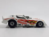 Vintage 1982 Hot Wheels Firebird Funny Car White Die Cast Toy Car Vehicle with Lifting Body Missing Windows