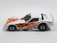 Vintage 1982 Hot Wheels Firebird Funny Car White Die Cast Toy Car Vehicle with Lifting Body Missing Windows