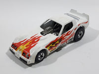 Vintage 1982 Hot Wheels Firebird Funny Car White Die Cast Toy Car Vehicle with Lifting Body Missing Windows