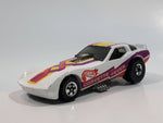 1983 Hot Wheels Vetty Funny Corvette Funny Car White Die Cast Toy Drag Racing Car Vehicle with Lifting Body