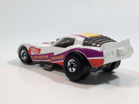 1983 Hot Wheels Vetty Funny Corvette Funny Car White Die Cast Toy Drag Racing Car Vehicle with Lifting Body