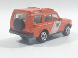 2006 Matchbox Coast Guard Land Rover Discovery Orange Die Cast Toy Car Vehicle