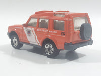 2006 Matchbox Coast Guard Land Rover Discovery Orange Die Cast Toy Car Vehicle