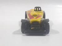 2002 Hot Wheels Geothermal Blast Ramp and Gate Super Comp Dragster Yellow Die Cast Race Car Toy Vehicle - McDonald's Happy Meal 4/6